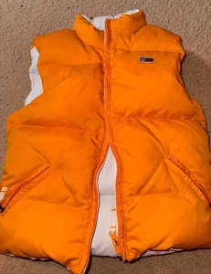 Napapijri Boys Down Waistcoat Vest Gilet Kids puffer Reversible. Sz 6 Y - Picture 1 of 3