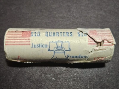 1976 D Washington Quarter Clad Roll Lot#2 Foto 1 de 4