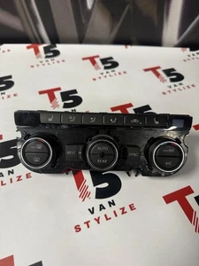 VW T6 TRANSPORTER CARAVELLE AIR CON HEATER DISPLAY CONTROL PANEL 7E0907040AF - Picture 1 of 3