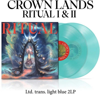 INSIDE OUT Crown Lands - Ritual I & II [New Vinyl LP] Clear Vinyl, Light Blue, Ltd Ed, 140