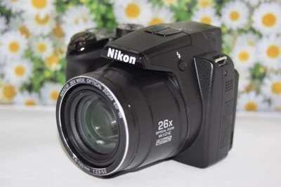 Nikon COOLPIX P100 Black Compact Digital Camera 10.3MP 26x Zoom Tested - Image 1 of 4