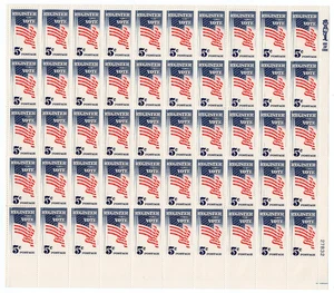 Scott #1249 Register to Vote Sheet of 50 Stamps - MNH P#27832 LR - Picture 1 of 1