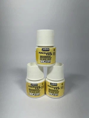 (3 Lot) Pebeo Porcelaine 150 China Paint (Ivory White) 45ml Bottle - Image 1 of 4