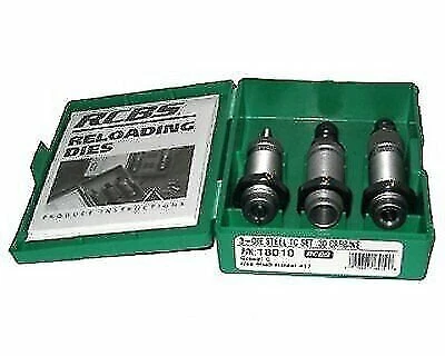 RCBS Series C 3 Die Taper Crimp Set 30 M1 Carbine 18010