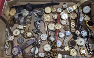 Broken Working MIX Vintage Wrist WATCH Lot Timex Citizen Seiko Gruen - Picture 1 of 12