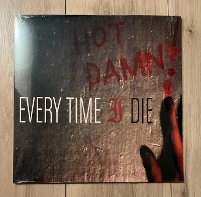 Every Time I Die - Hot Damn! LP Vinyl Apple Red & Black Silver Smash SEALED NEW - Image 1 of 2