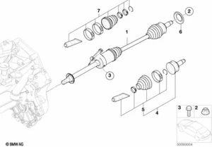 MINI Genuine Interior Bellows Repair Kit Spare Fits R52 R50 R53 31600002882 - Picture 1 of 2