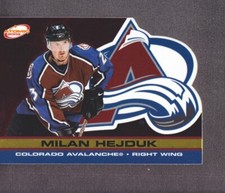 2001-02 Pacific Atomic Hockey Gold #25 Milan Hejduk 184/200 Colorado Avalanche