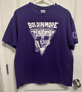 Anquan Boldin Jersey T Shirt Size L Large Boldinmore Maryland Ravens HOF WR #81