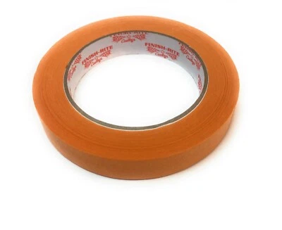 Cinta adhesiva naranja acabado automotriz Finish-Rite 3/4" x 60 yardas. Foto 1 de 4