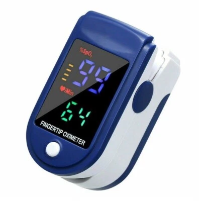 Finger Pulse Oximeter Blood Oxygen Saturation Meter SpO2 Heart Rate Monitor UK