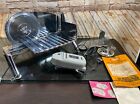 Mint Cond. Vintage RIVAL Electric Home Food Slicer Meat Cheese Deli 1030V Chrome