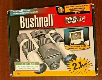Bushnell Binocular And Digital Camera 8 x 30 2.1MP Model 11-0832 - Image 1 of 4