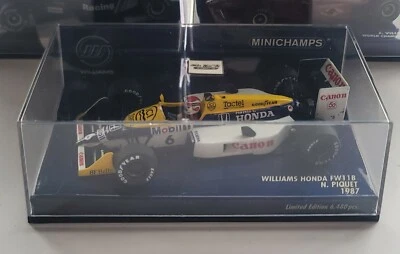 Minichamps 1:43 1987 Williams Honda FW11B Nelson Piquet - World Champion Season - Image 1 of 3