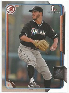 Brett Lilek Miami Marlins 2015 Bowman Draft Prospect