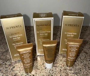 3X Cuidado de la piel antienvejecimiento Sisley Supremya At Night Supreme 2 ml = 6 ml muestra/viaje - Imagen 1 de 7