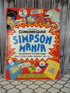 Simpsons Simpson Mania: The History Of TV’s First Family 1990 Consumer Guide - Picture 1 of 8