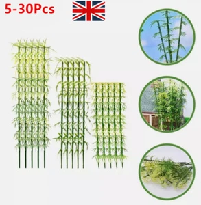5-30Pcs Micro Faux Bamboo Greenery Decoration Mini Fake Bamboo Plant Decor UK - Picture 1 of 24