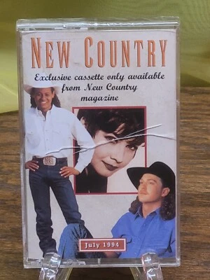 Sealed NIP July 1994 New Country Magazine Cassette Tracy Lawrence The Band - Image 1 of 4