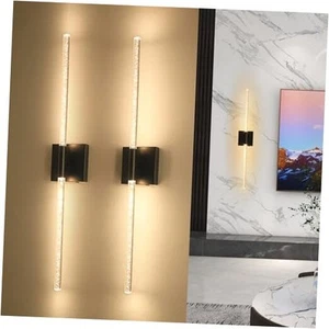 Wireless Wall Sconces Set of Two Battery Operated - Modern Wall Lights for - Picture 1 of 7