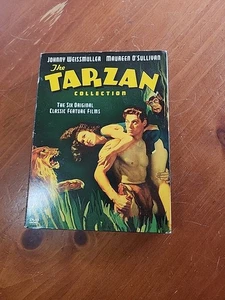 The Tarzan Collection Starring Johnny Weissmuller (DVD, 2004, 4-Disc Set) READ - Imagen 1 de 12