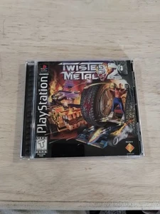 Twisted Metal 2 Sony PS1 PlayStation 1 1997 Black Label Cib - Picture 1 of 6