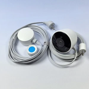 Google Nest Cam Outdoor Security Camera Wired 1080P NC2100ES Wi-Fi Night Vision - Picture 1 of 9