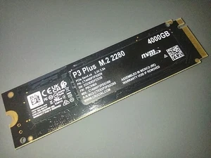 Crucial P3 Plus 4TB M.2 2280 PCIe Gen 4 x4 NVMe Internal SSD CT4000P3PSSD8 - Afbeelding 1 van 4