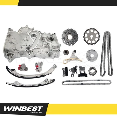Timing Chain Kit Oil Pump for 2005-2014 Toyota Tacoma 4Runner 2.7L L4 GAS DOHC — 第 1/4 张图片
