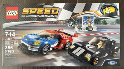 LEGO SPEED CHAMPIONS: 2016 Ford GT & 1966 Ford GT40 (75881) New & Sealed - Image 1 of 4