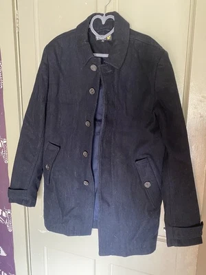 Mens  Navy Winter Coat Lyle & Scott. M - Image 1 of 4