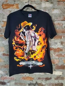Camiseta Portgas D. Ace Anime Top Para Hombre Talla M Mediana Negra J - Imagen 1 de 3