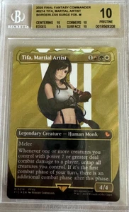 BGS 10 Magic the Gathering Tifa, Artista Marziale Surge Foil 214 Final Fantasy - Foto 1 di 2