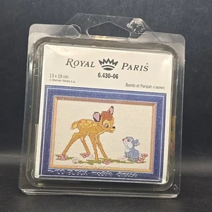 Royal Paris Disney Bambi Klopfer Kreuzstich Set 13x19cm 6.430-06 Nadelspitze - Bild 1 von 9