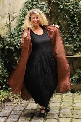 Privatsachen - Lagenlook KLEID PROSPERIHR Gr 44 bis 54 - schwarz - Bild 1 von 4