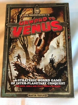 DR. GRORDBORT'S "ONWARD TO VENUS ~ STRATEGIC BOARD GAME ~ 2015 ~ TREEFROG GAMES - Image 1 of 4