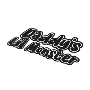 Daddy's Lil Monster Vinyl Decal Sticker Car Window Bumper Laptop Camper Van 4x4 - Picture 1 of 2