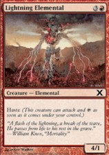 4x Lightning Elemental MTG 10th Edition NM Magic Regular