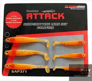 Juego de señuelos Predator Attack Dropshotting - Goldfish - Imagen 1 de 1