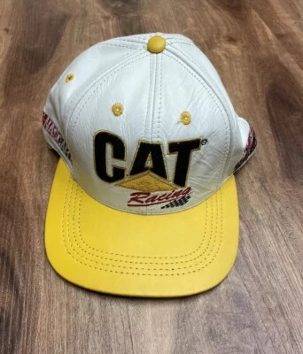 De colección RARO JH Diseño Gato Carreras Sombrero Correa Para Hombres Ward Burton NASCAR Cuero Foto 1 de 4