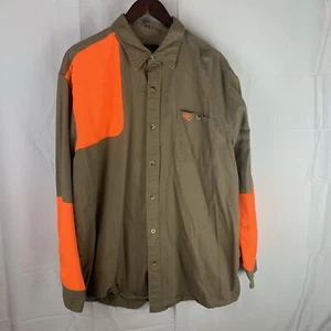 RedHead Shooting Hunting Shirt Padded Shoulder Brown Orange Men's XL - Picture 1 of 15