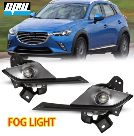 For 2016 2017 2018 2019 Mazda CX-3 CX3 Front Bumper Lamp L&R Side LED Fog Lights - Изображение 1 из 4