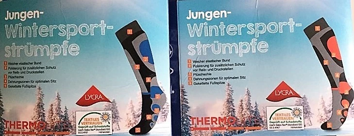 Crivit Jungen Wintersport-Strümpfe Strümpfe Wintersportstrümpfe Größen 27 - 42