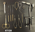 Fly Tying Tool Kit 12 piece w/Chrome AA  Vise - NEW- KT128