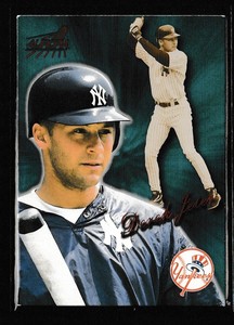1999 Pacific Aurora Derek Jeter #128 HOF Red SP Shortprint Variation