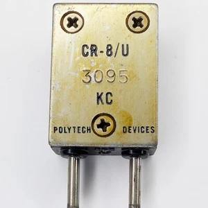 Polytech 3095 KC KHz FT-243 Ham Radio Crystal CR-8/U Military Amateur 3.09 MC 6P - Photo 1/3
