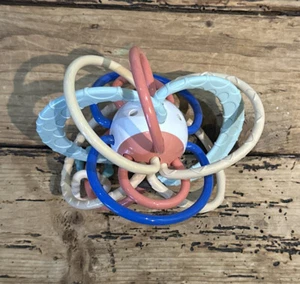 Hahaland Baby’s Multicolor BPA Free Teething Toy W/Four Textures NWOT - Picture 1 of 3