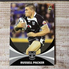 NRL Daily Telegraph Trading Card 2011 ~  Warriors ~ Russell Packer 177