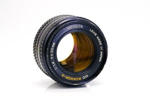 Minolta MD Rokkor-X 50mm F1.4 MD Mount, For Parts Or Repair