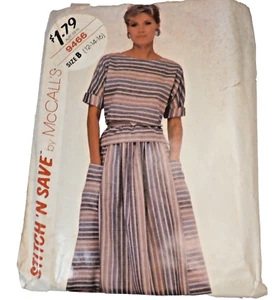 Vintage Schnittmuster McCall's 9466 Top & Rock Größe B 12-14-16 Schnitt - Bild 1 von 3